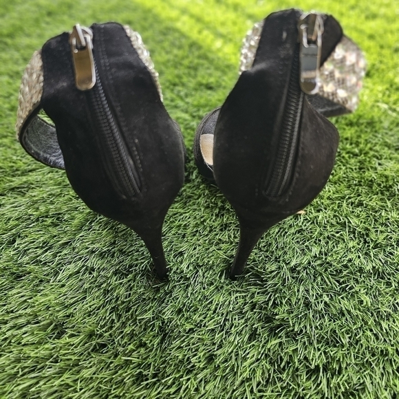 Chinese laundry heels size 9 Black Women Glitter Party Stilleto - Picture 2 of 8